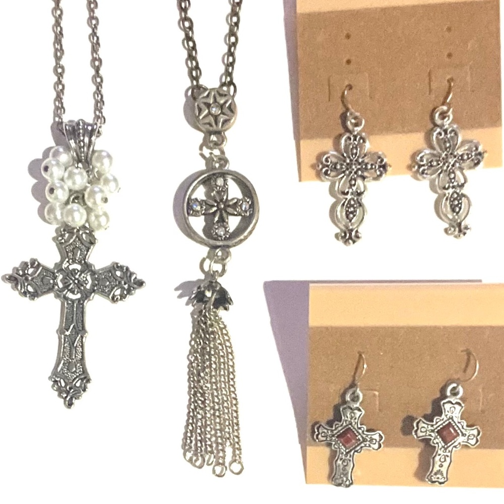 Wholesale Jewelry 2 Quality  Necklaces & 2 pr Earrings  (Lot 1b) NWT